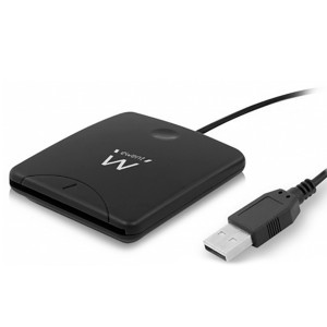 Αναγνώστης Καρτών DNI/SIP EWENT FLTLCH0025 EW1052 USB 2.0 - Μαύρο