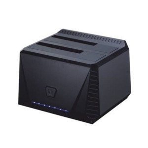 Dual Dock Station TooQ TQDS-902B 2.5"-3.5" HDD SATA USB 3.0 - Μαύρο