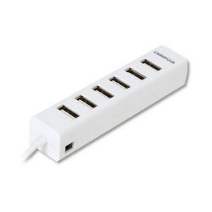 USB Hub OMEGA 7-Port OUH7PW USB 2.0 - Άσπρο