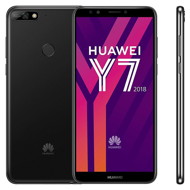 Huawei Y7 2018 2GB RAM 16GB ROM Dual Sim - Μαύρο Huawei Y7 2018 2GB RAM 16GB ROM Dual Sim - Μαύρο
