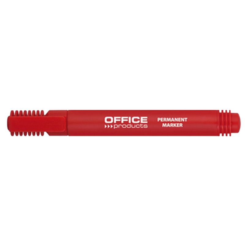 Μαρκαδόρος Ανεξίτηλος Office Products 1-3mm - Κόκκινο