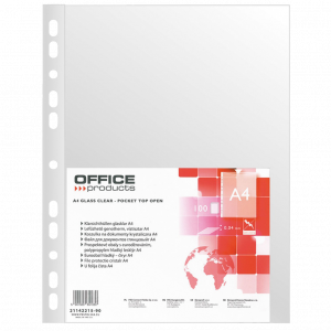 Θήκη Διαφανής 0.04mm Office Products A4 με 11 Τρύπες 40MIC - Διάφανο