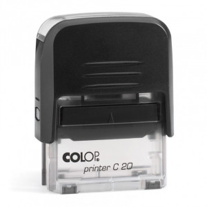 Σφραγίδα COLOP C20 - Μαύρο/Διάφανο