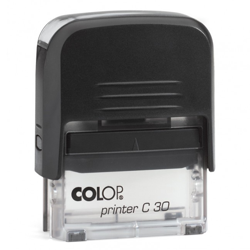 Σφραγίδα COLOP C30 - Μαύρο/Διάφανο Σφραγίδα COLOP C30 - Μαύρο/Διάφανο