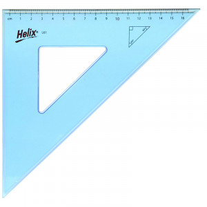 Τρίγωνο με Πατούρα Helix Oxford L90 23cm / 45 Μοιρών