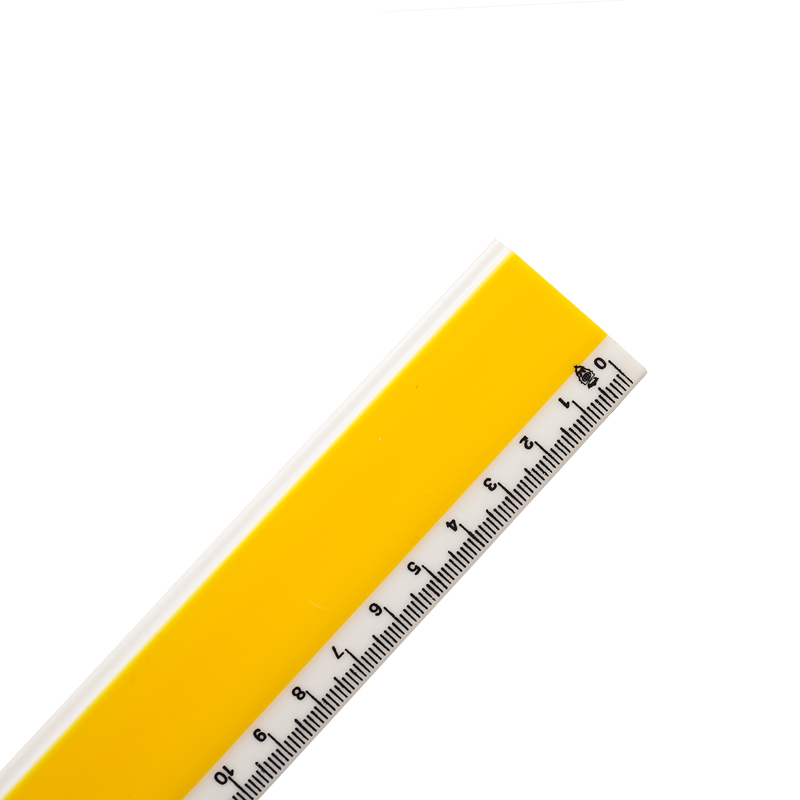 Χάρακας Ιταλίας Χρωματιστός 30cm - Κίτρινο