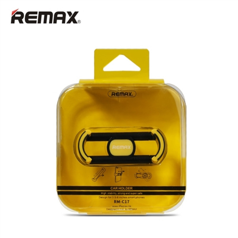 Βάση Στήριξης Αυτοκινήτου Remax RM-C17 - Μαύρο / Κίτρινο