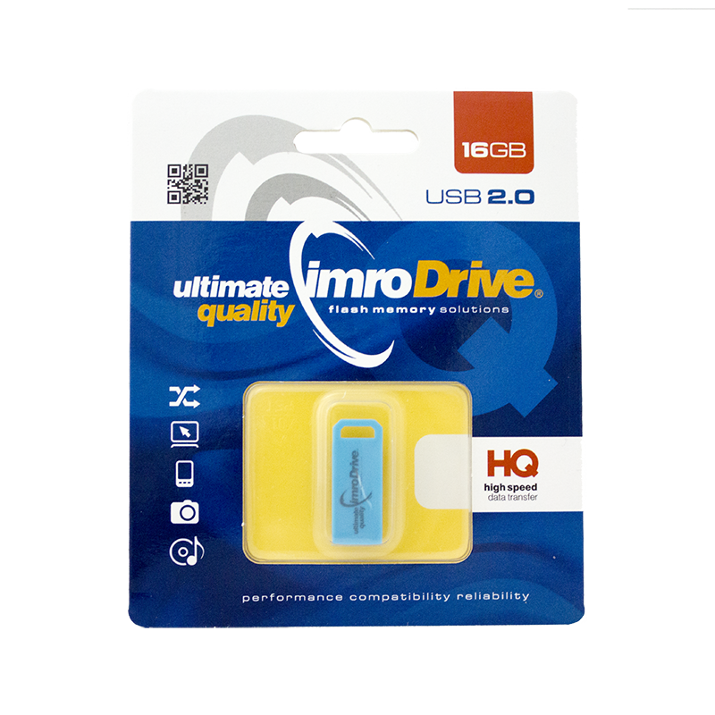 Στικάκι USB Pendrive IMRO MICRO ECO 16GB - Μπλε