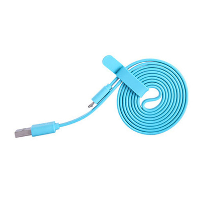 Καλώδιο Φόρτισης και Μεταφοράς Δεδομένων Nillkin Flat USB-to-Micro-USB 1.2m - Μπλε