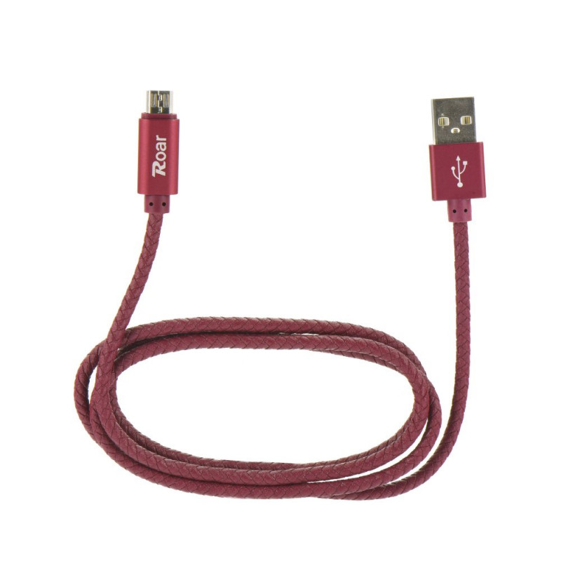Καλώδιο Φόρτισης και Μεταφοράς Δεδομένων Roar MICRO USB - Κόκκινο