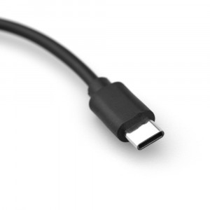 Καλώδιο Φόρτισης και Μεταφοράς Δεδομένων MICRO USB TYPE-C USB 2.0 1m - Μαύρο