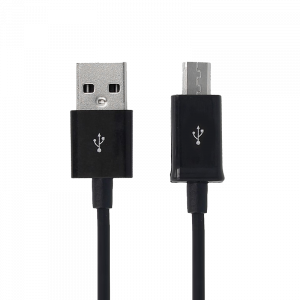 Καλώδιο Φόρτισης και Μεταφοράς Δεδομένων microUSB 2m - Μαύρο
