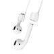 Μαγνητικό Strap Baseus για Apple AirPods - Γκρι Μαγνητικό Strap Baseus για Apple AirPods - Γκρι
