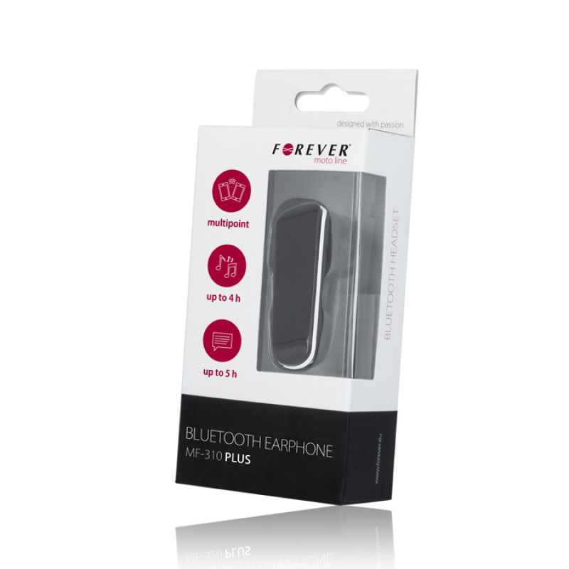 Ακουστικό Bluetooth Forever MF-310 Plus - Μαύρο Ακουστικό Bluetooth Forever MF-310 Plus - Μαύρο