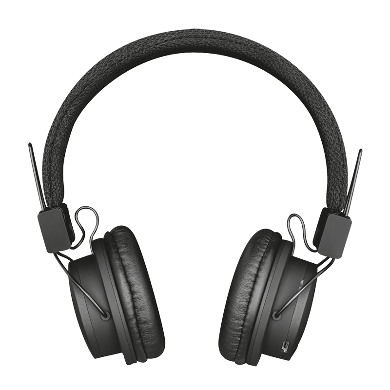 Headphones Bluetooth Trust LEVA - Μαύρο Headphones Bluetooth Trust LEVA - Μαύρο