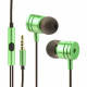 Handsfree OEM Stereo Ακουστικά Universal με Ρυθμιστή (EN50332-2) - Πράσινο