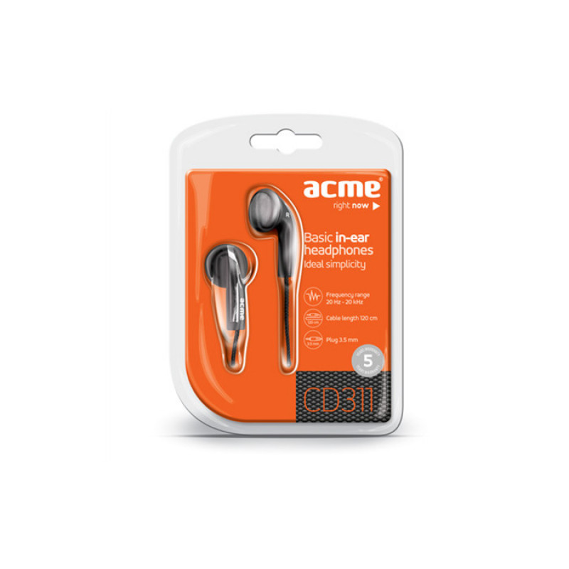 Handsfree Ακουστικά ACME CD311 - Μαύρο Handsfree Ακουστικά ACME CD311 - Μαύρο