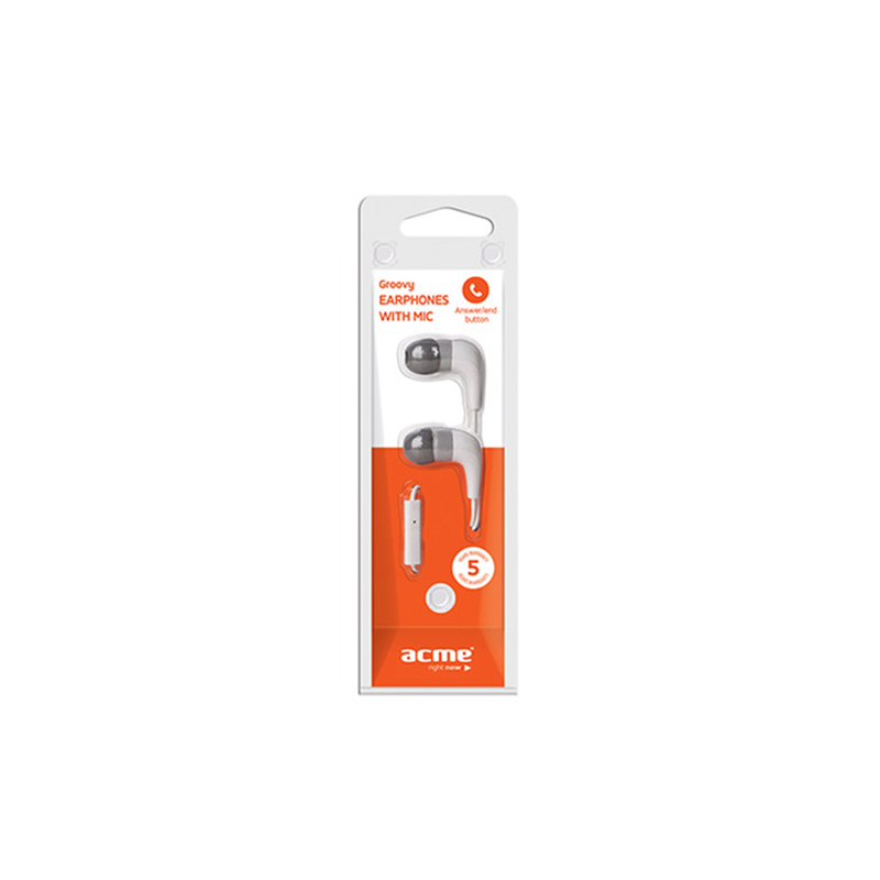 Handsfree Ακουστικά ACME HE15W Groovy - Άσπρο Handsfree Ακουστικά ACME HE15W Groovy - Άσπρο