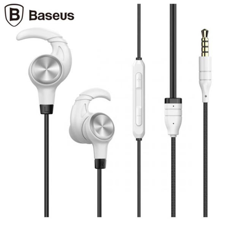 Handsfree Ακουστικά Baseus Enock H31 - Μαύρο / Άσπρο
