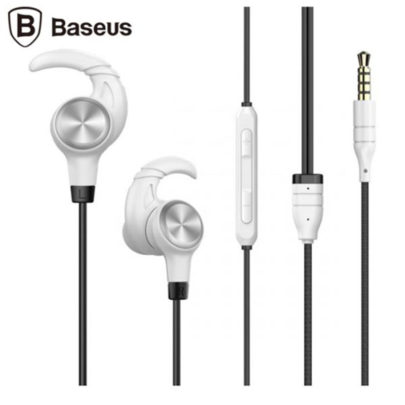 Handsfree Ακουστικά Baseus Enock H31 - Μαύρο / Άσπρο Handsfree Ακουστικά Baseus Enock H31 - Μαύρο / Άσπρο
