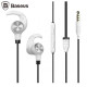 Handsfree Ακουστικά Baseus Enock H31 - Μαύρο / Άσπρο Handsfree Ακουστικά Baseus Enock H31 - Μαύρο / Άσπρο
