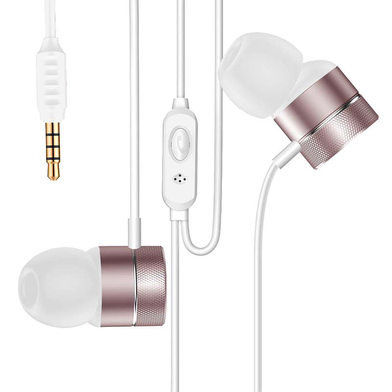 Handsfree Ακουστικά Baseus Enock H04 - Ροζ Χρυσό Handsfree Ακουστικά Baseus Enock H04 - Ροζ Χρυσό