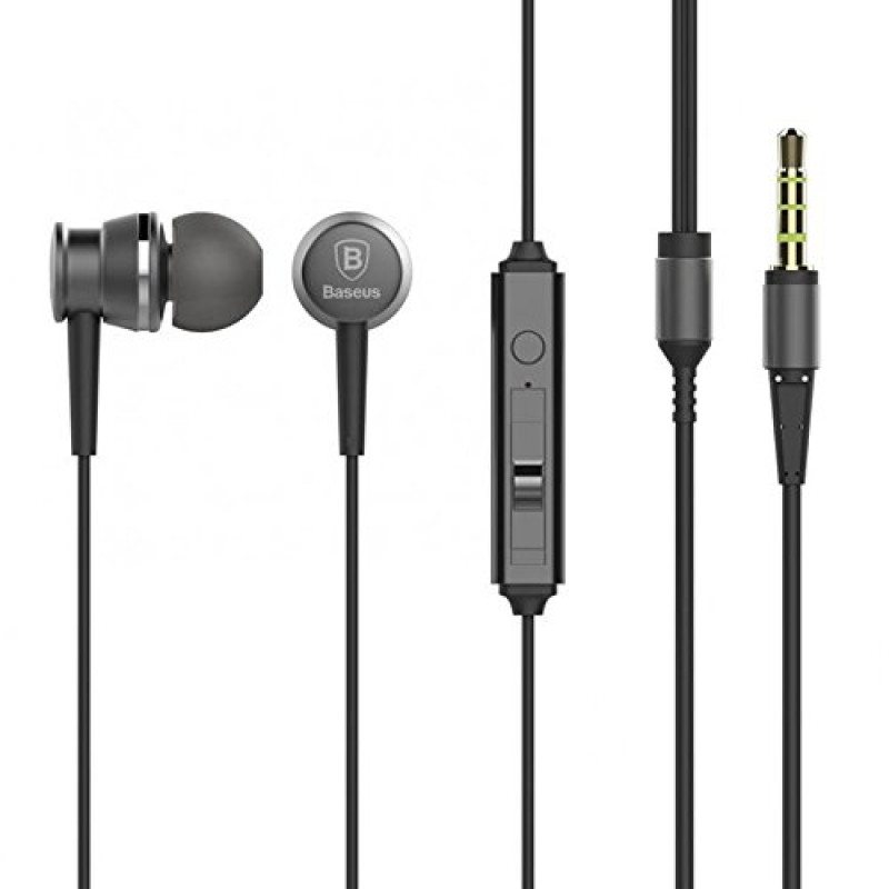 Handsfree Ακουστικά Baseus Lark Series - Γκρι Handsfree Ακουστικά Baseus Lark Series - Γκρι