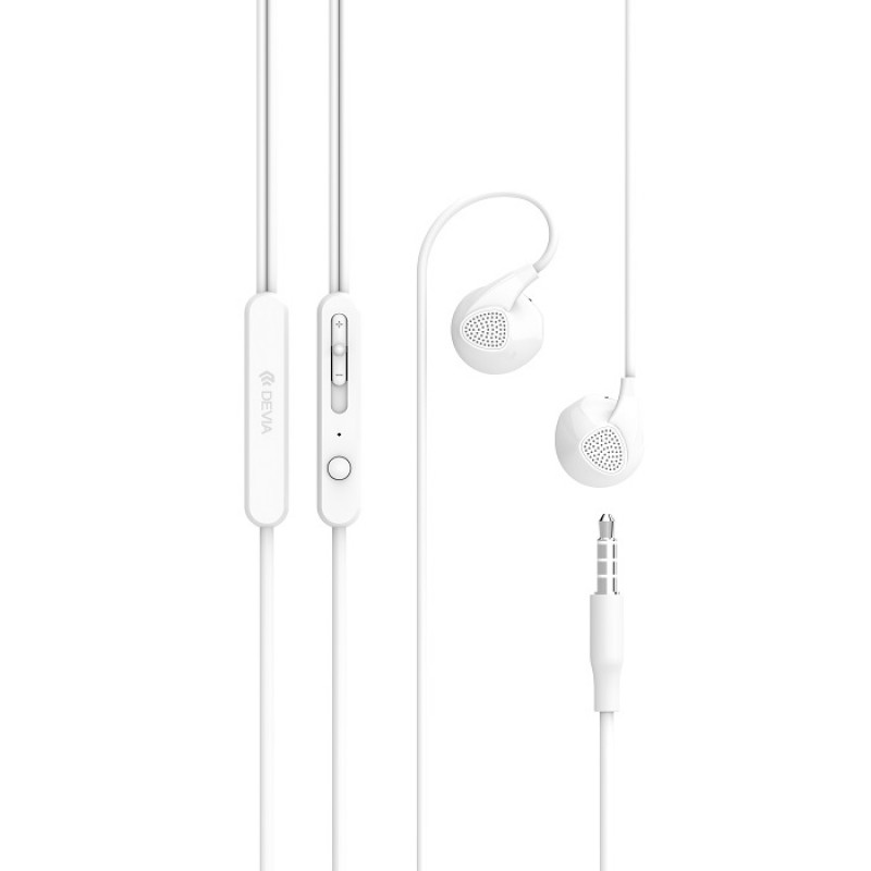 Handsfree Ακουστικά DEVIA Ripple D2 - Άσπρο Handsfree Ακουστικά DEVIA Ripple D2 - Άσπρο