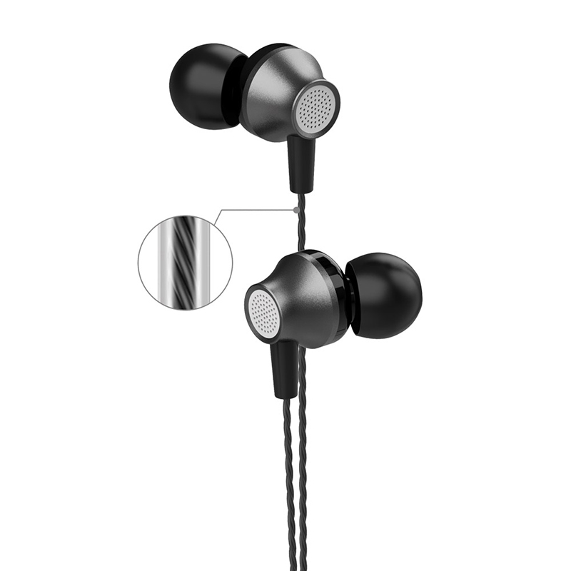 Handsfree Ακουστικά DEVIA Metal - Μαύρο Handsfree Ακουστικά DEVIA Metal - Μαύρο