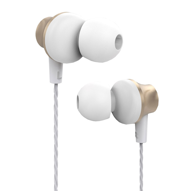 Handsfree Ακουστικά DEVIA Metal - Χρυσό Handsfree Ακουστικά DEVIA Metal - Χρυσό