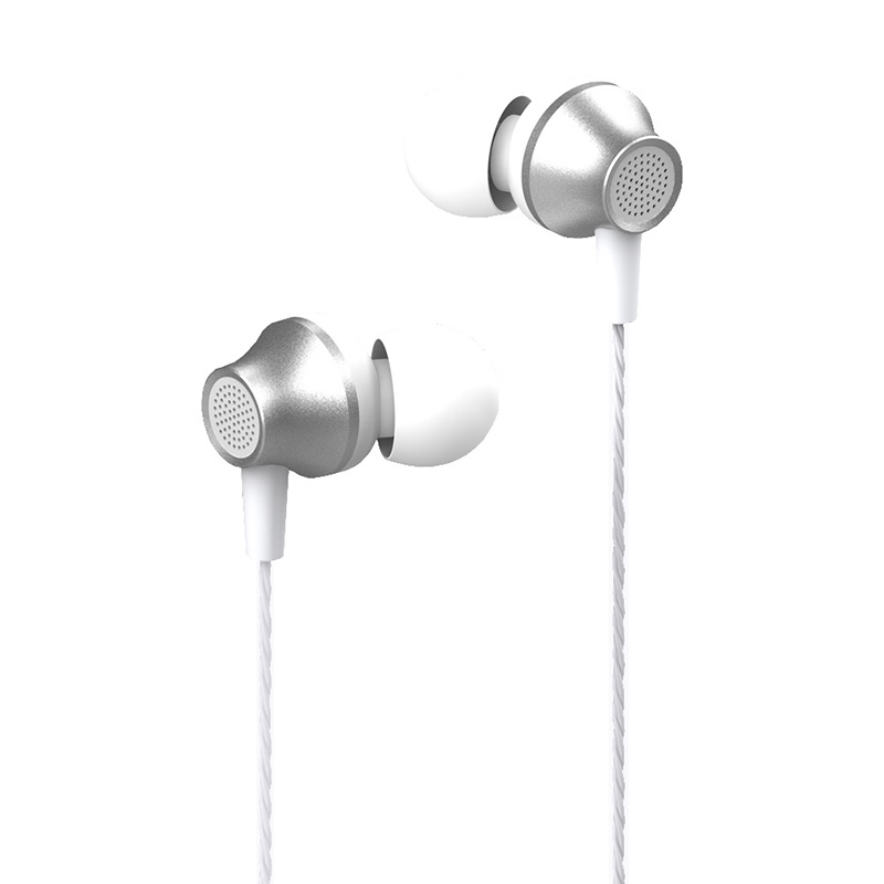 Handsfree Ακουστικά DEVIA Metal - Ασημί Handsfree Ακουστικά DEVIA Metal - Ασημί