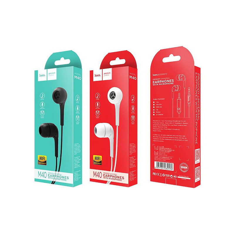 Handsfree Ακουστικά HOCO M40 - Μαύρο Handsfree Ακουστικά HOCO M40 - Μαύρο