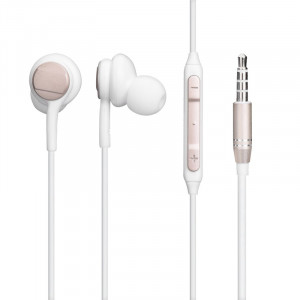 Handsfree OEM Stereo Ακουστικά Circle - Άσπρο