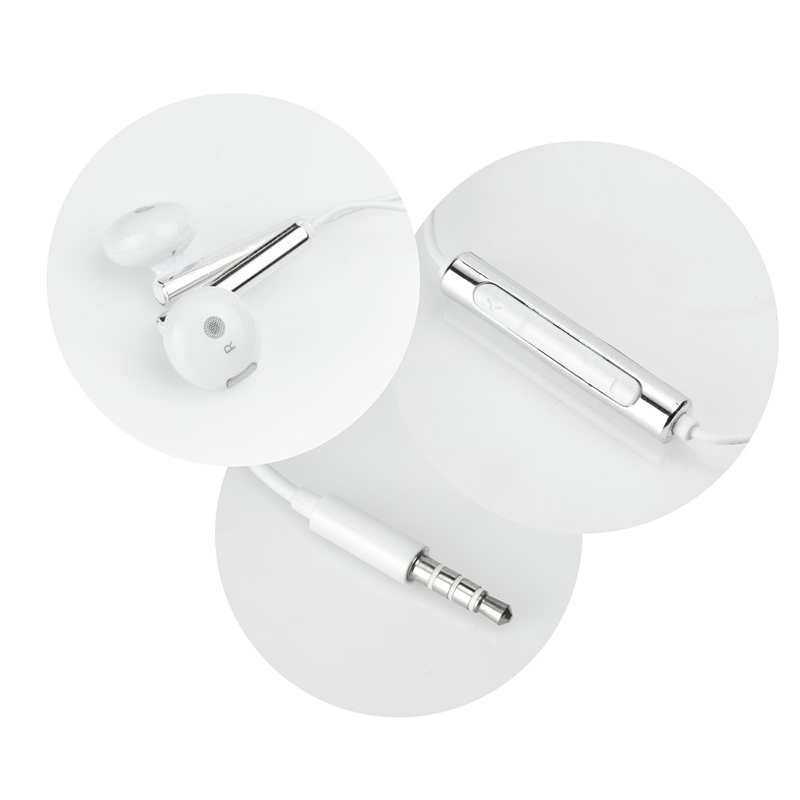 Handsfree OEM Stereo Ακουστικά Enjoy - Ασημί / Άσπρο Handsfree OEM Stereo Ακουστικά Enjoy - Ασημί / Άσπρο