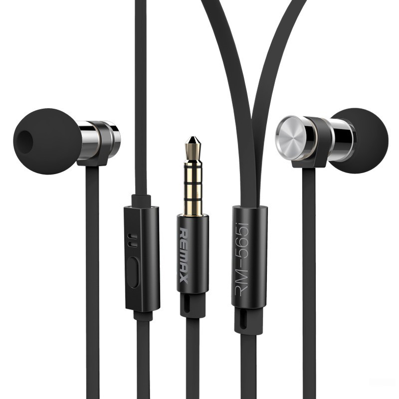 Handsfree Ακουστικά Remax RM-565i - Μαύρο Handsfree Ακουστικά Remax RM-565i - Μαύρο