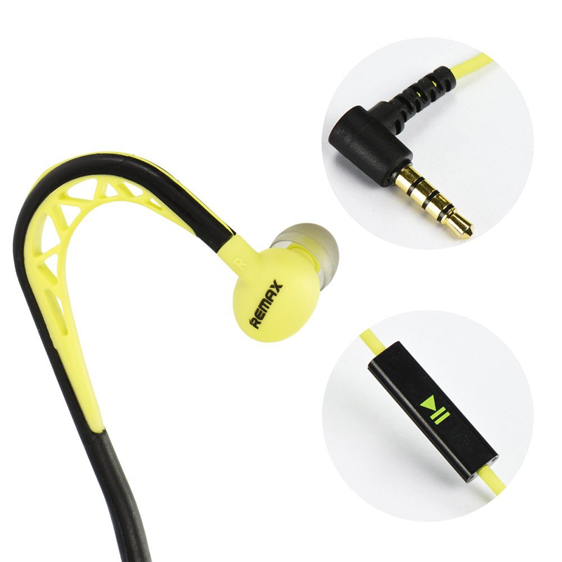 Handsfree Αθλητικά Ακουστικά Remax RM-S15 - Κίτρινο Handsfree Αθλητικά Ακουστικά Remax RM-S15 - Κίτρινο