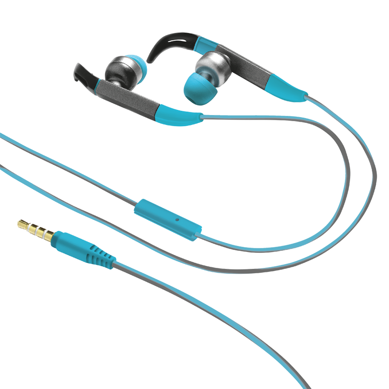 Handsfree Ακουστικά Trust Fit In-ear Sports - Μπλε