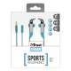 Handsfree Ακουστικά Trust Fit In-ear Sports - Μπλε