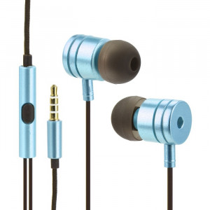 Handsfree OEM Stereo Ακουστικά Universal με Ρυθμιστή (EN50332-2) - Μπλε