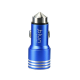 Φορτιστής Αυτοκινήτου Blun Bullet 2xUSB 3.1A - Μπλε
