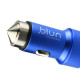 Φορτιστής Αυτοκινήτου Blun Bullet 2xUSB 3.1A - Μπλε