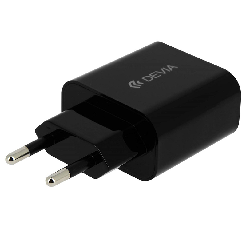 Φορτιστής Σπιτιού DEVIA Smart 2.1A - Μαύρο Φορτιστής Σπιτιού DEVIA Smart 2.1A - Μαύρο