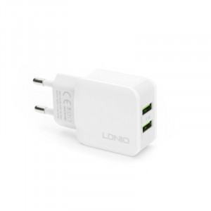 Φορτιστής Σπιτιού LDNIO A2202 2xUSB 2.4A - Άσπρο