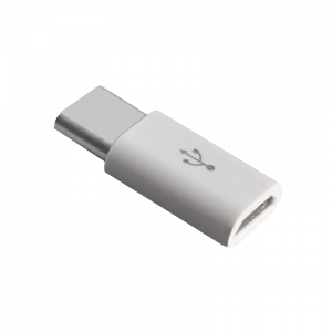 Αντάπτορας MicroUSB (F) σε Type-C (M) - Άσπρο