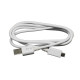 Καλώδιο φόρτισης και μεταφοράς δεδομένων MICRO USB ΣΕ USB 1m - Άσπρο
