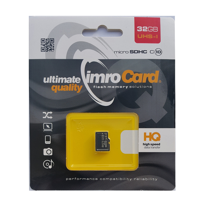 Κάρτα Μνήμης IMRO MicroSD 32GB UHS-I cl.10
