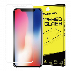 Tempered Glass Wozinsky Full Screen Super 9H Προστασία οθόνης για Apple iPhone XS / X - Άσπρο