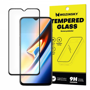 Tempered Glass Wozinsky Full Glue 9H Προστασία οθόνης για OnePlus 6T - Μαύρο