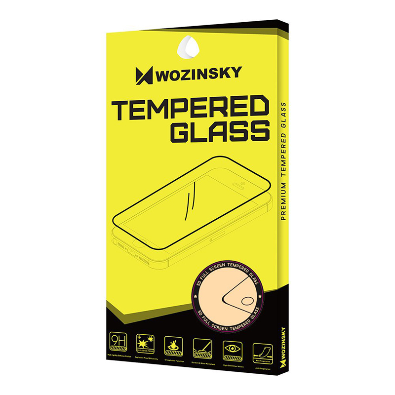 Tempered Glass Wozinsky Full Screen Super 9H Προστασία οθόνης για Apple iPhone XS / X - Άσπρο
