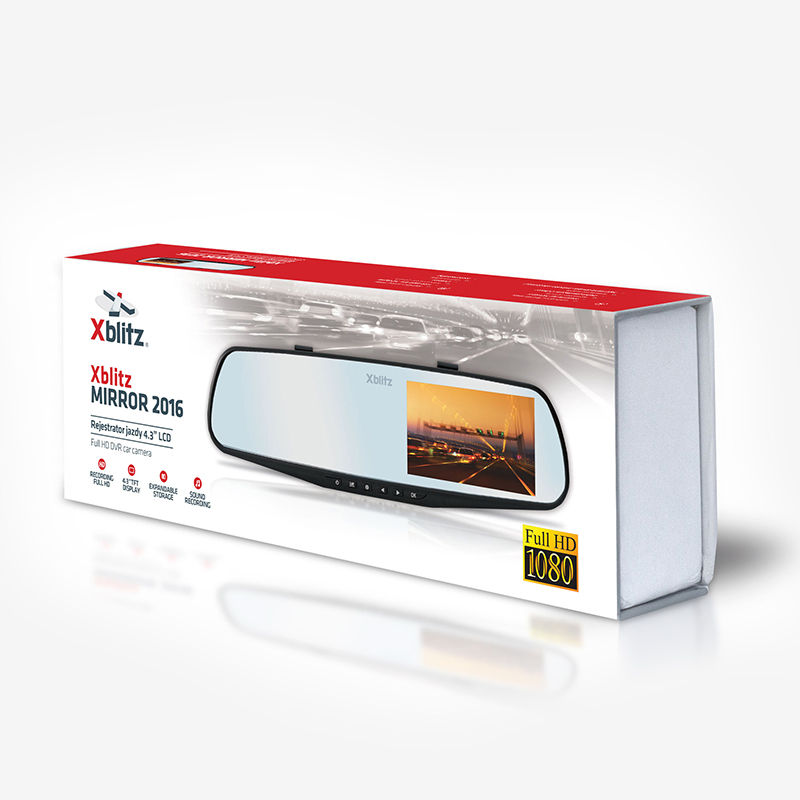 Dash Camera Xblitz Mirror 2016 Καταγραφικό Οδήγησης Dash Camera Xblitz Mirror 2016 Καταγραφικό Οδήγησης